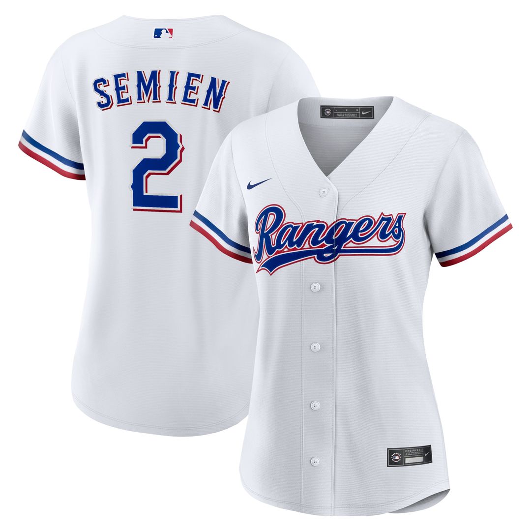 Texas Rangers Marcus Semien Nike Women's Home Replica Jersey - White