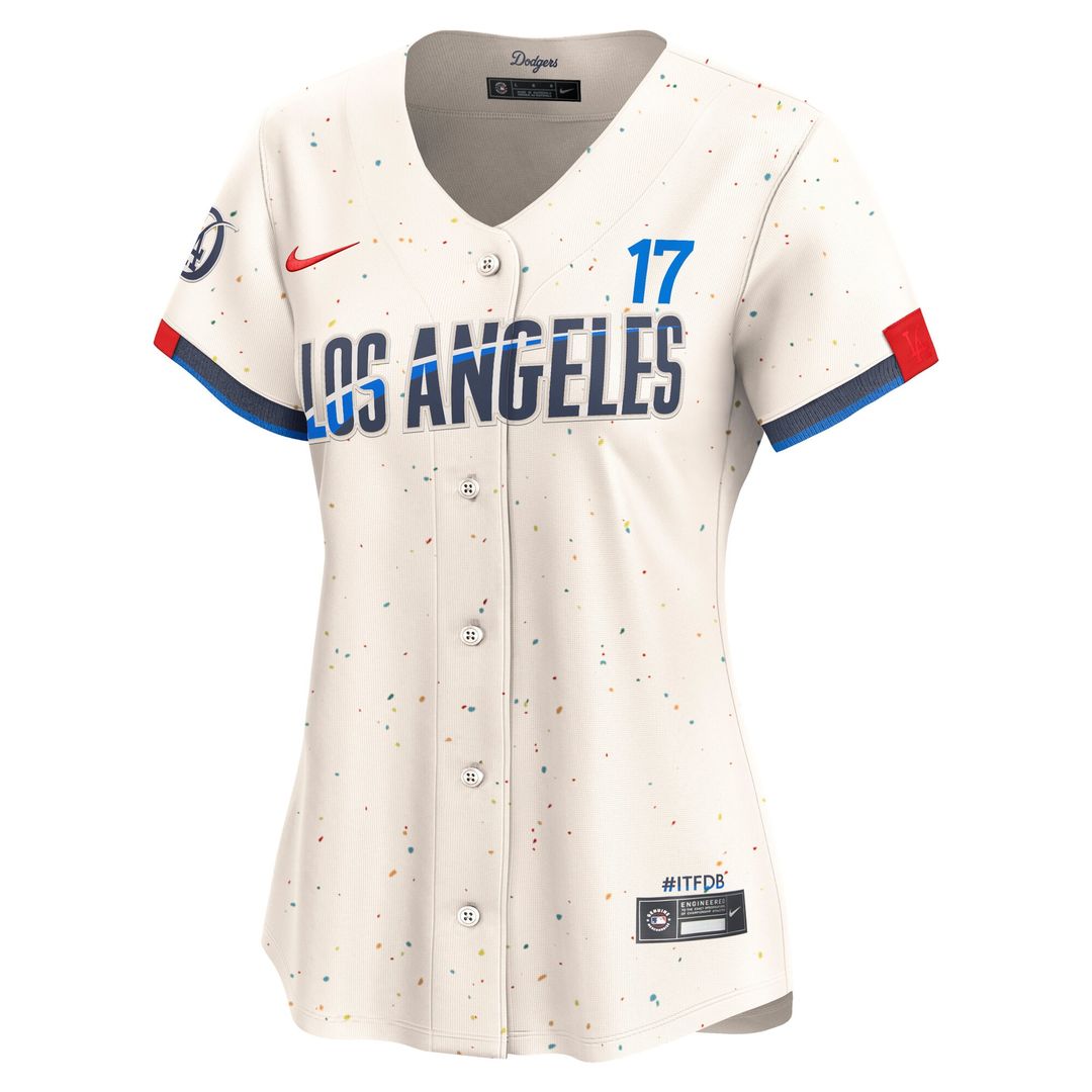 Los Angeles Dodgers Shohei Ohtani Nike Women's City Connect Limited Jersey - Cream