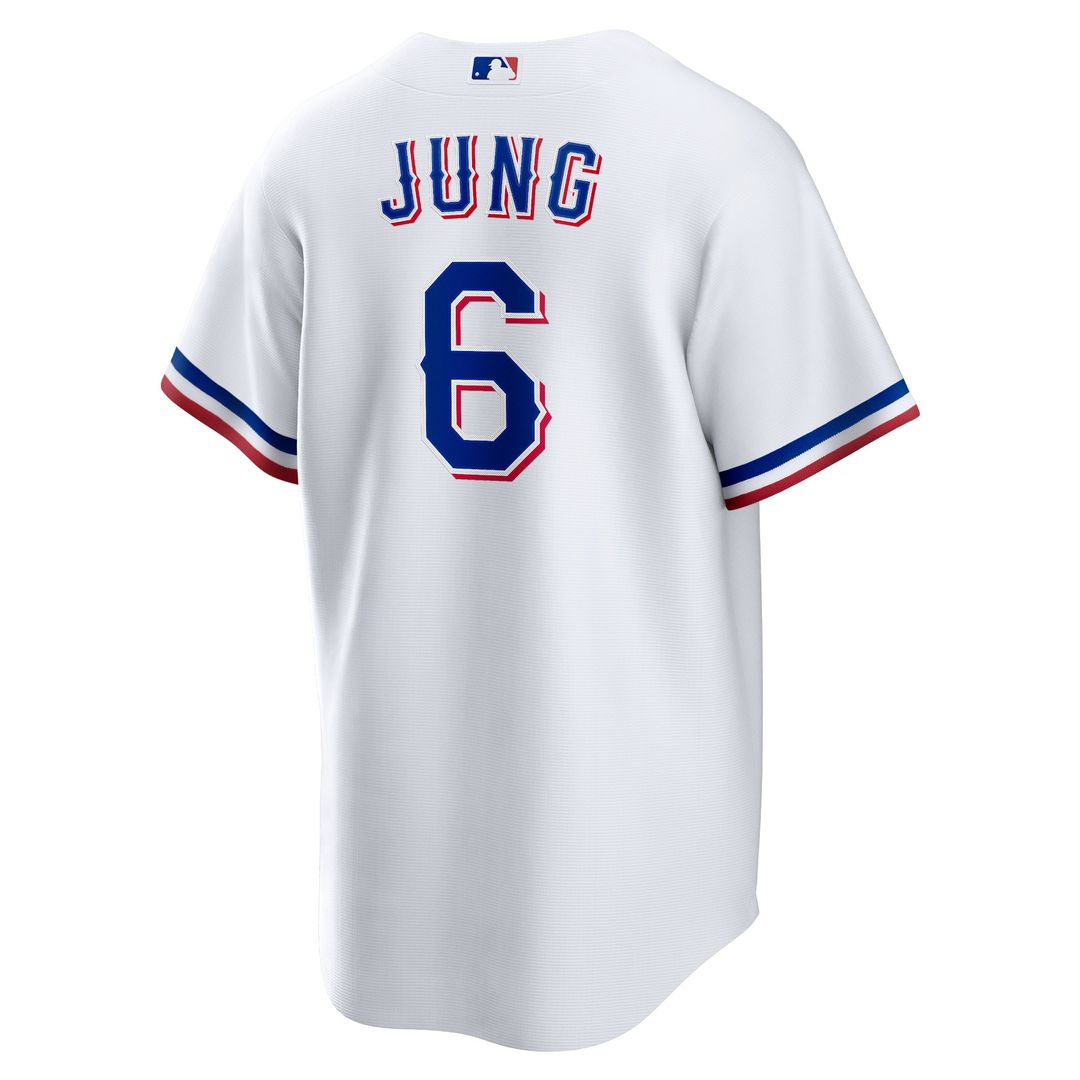 Texas Rangers Josh Jung Nike Replica Jersey - White