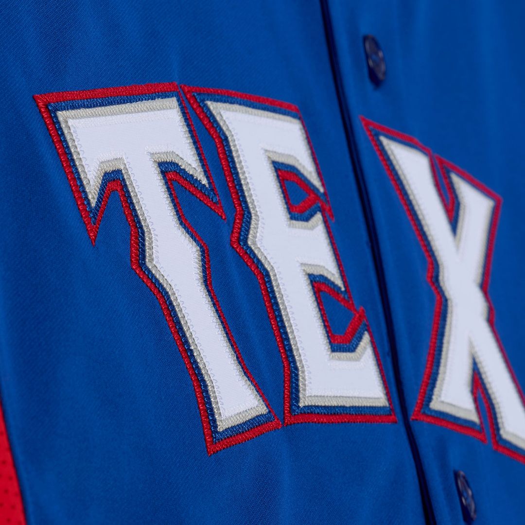Texas Rangers Adrian Beltre Mitchell & Ness Cooperstown Mesh Batting Practice Button-Up Jersey - Royal