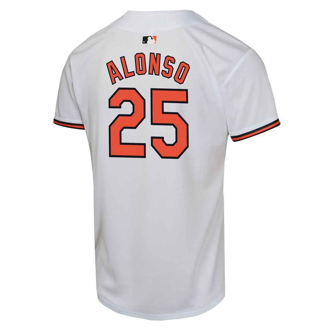 Baltimore Orioles Pete Alonso Nike Youth Game Jersey - White
