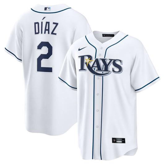 Tampa Bay Rays Yandy Díaz Nike Home Replica Jersey - White