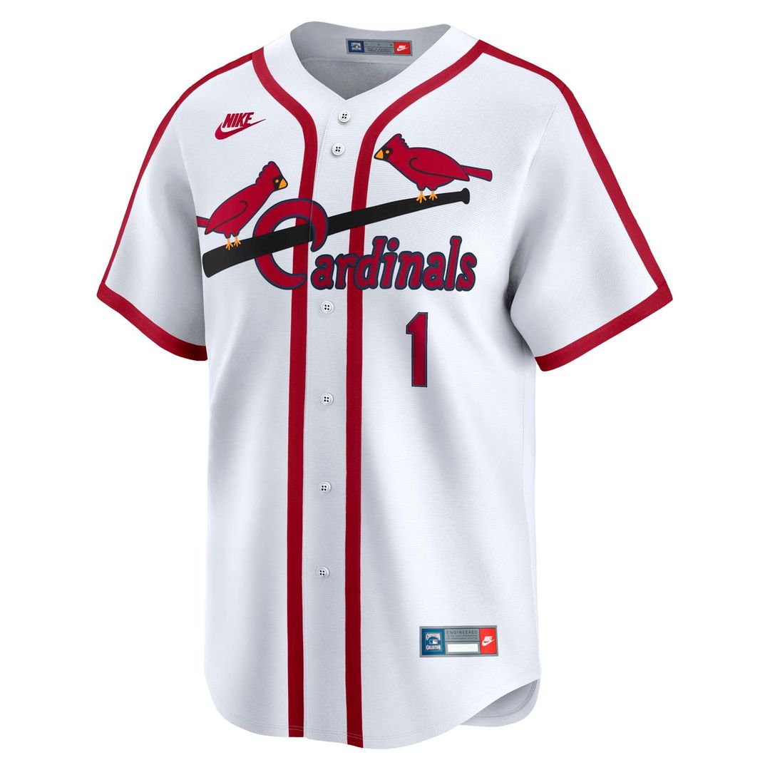 St. Louis Cardinals Ozzie Smith Nike Throwback Cooperstown Limited Jersey - Blue