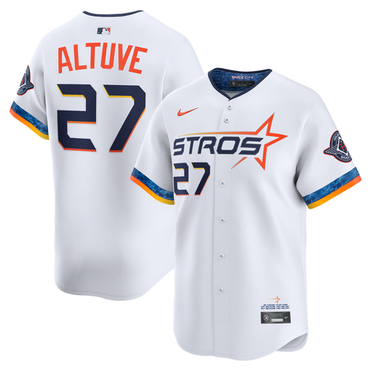Houston Astros Jose Altuve Nike 2025 City Connect Limited Jersey - White