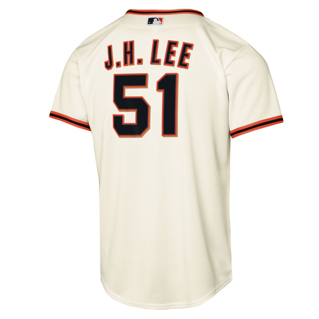 San Francisco Giants Jung Hoo Lee Nike Youth Home Replica Jersey - Cream