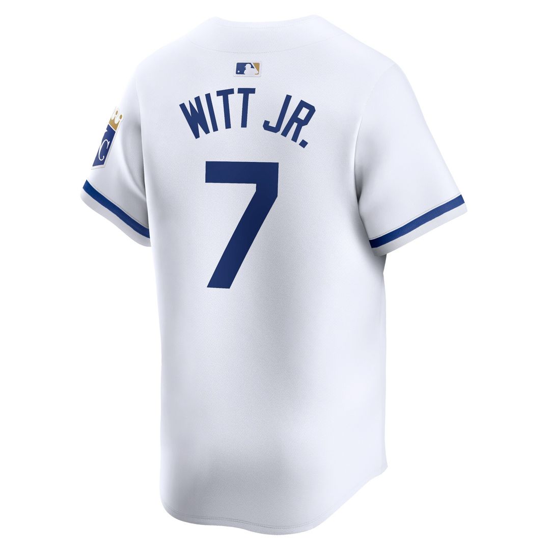 Kansas City Royals Bobby Witt Jr. Nike Home Limited Jersey - White