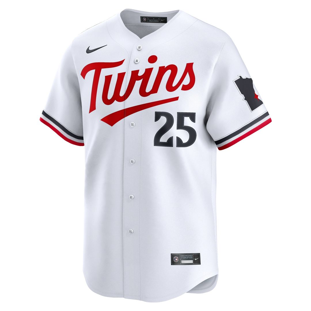Minnesota Twins Byron Buxton Nike Home Limited Jersey - White