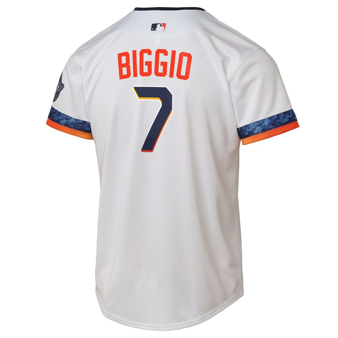 Houston Astros Craig Biggio Nike Youth 2025 City Connect Limited Jersey - White