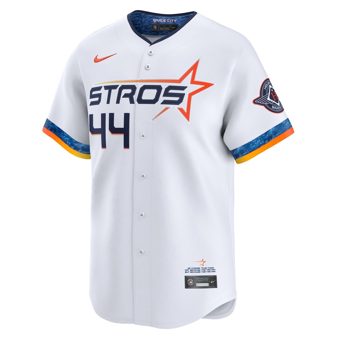 Houston Astros Yordan Alvarez Nike 2025 City Connect Limited Jersey - White