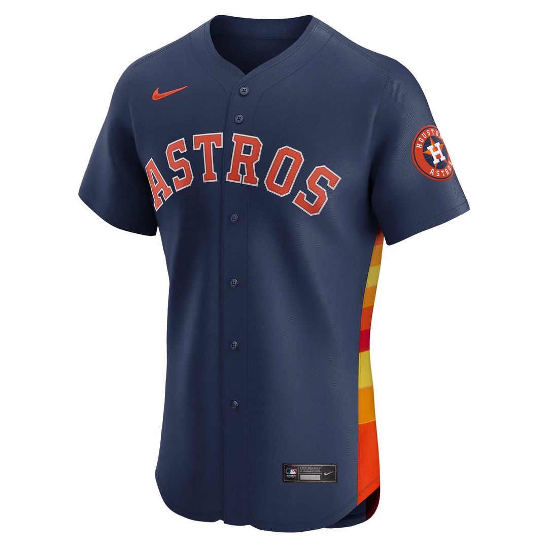 Houston Astros Jose Altuve Nike Alternate Elite Jersey - Navy