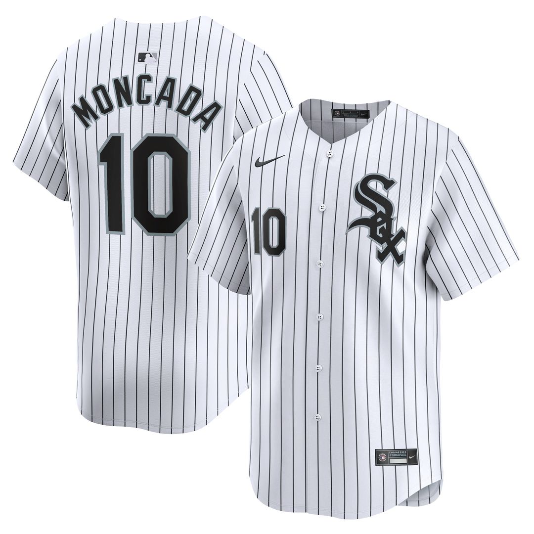 Chicago White Sox Yoan Moncada Nike Home Limited Jersey - White