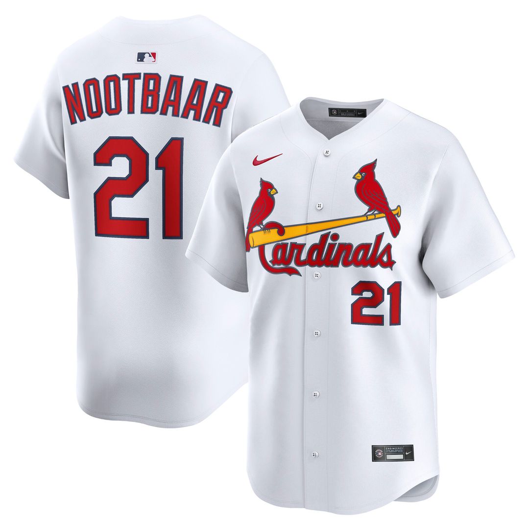 St. Louis Cardinals Lars Nootbaar Nike Home Limited Jersey - White