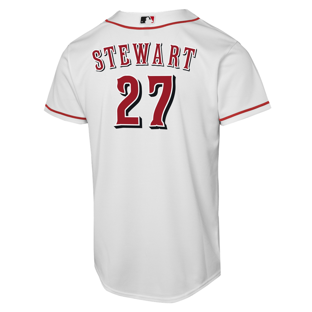 Cincinnati Reds Sal Stewart Nike Youth Home Replica Jersey - White