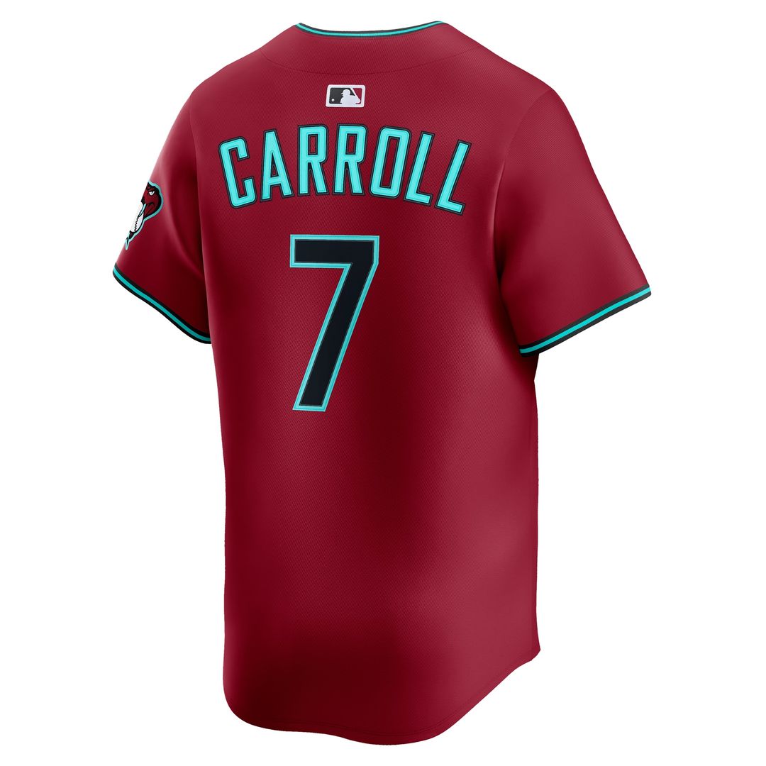 Arizona Diamondbacks Corbin Carroll Nike Alternate Limited Jersey - Black