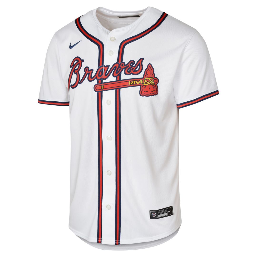 Atlanta Braves Ronald Acuña Jr. Nike Youth Home Limited Jersey - White