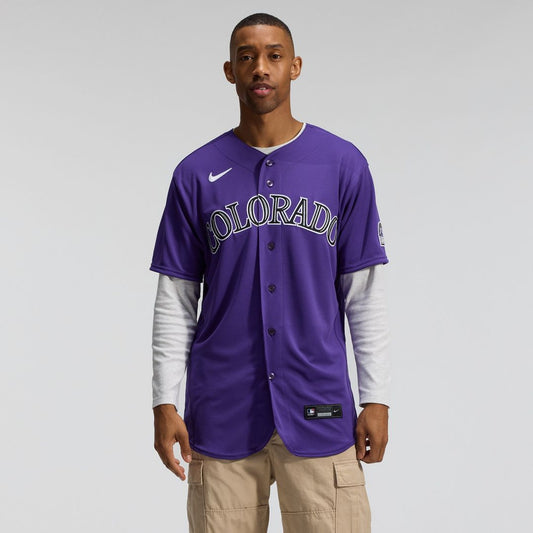 Colorado Rockies Nike Alternate Authentic Jersey - Purple