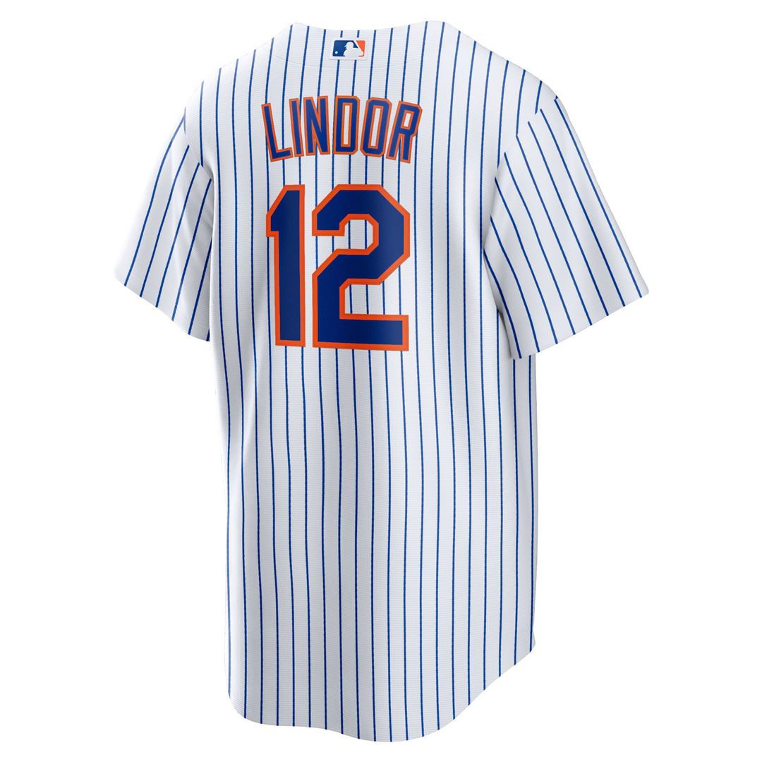 New York Mets Francisco Lindor Nike Home Replica Jersey - White