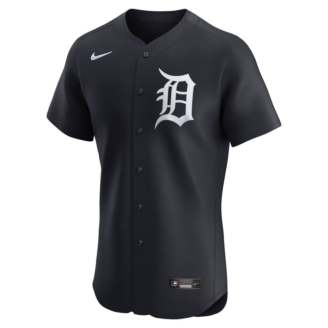 Detroit Tigers Nike Home Elite Jersey - White