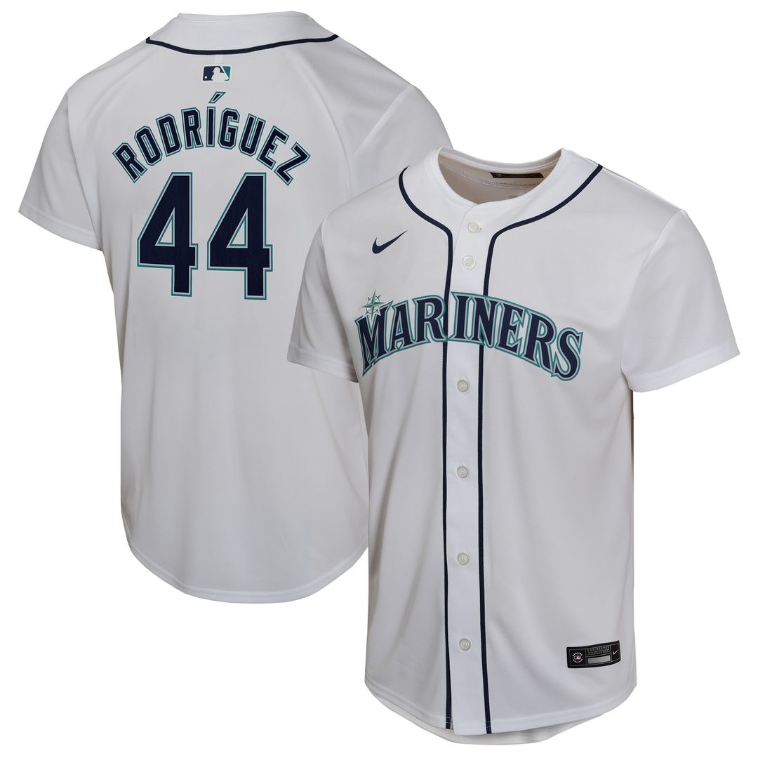 Seattle Mariners Julio Rodríguez Nike Youth Home Game Jersey - White