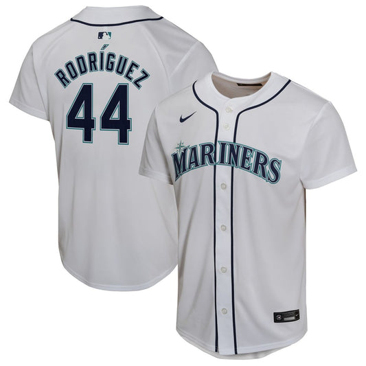 Seattle Mariners Julio Rodríguez Nike Youth Home Game Jersey - White