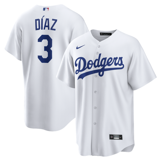 Los Angeles Dodgers Edwin Díaz Nike Home Replica Jersey - White