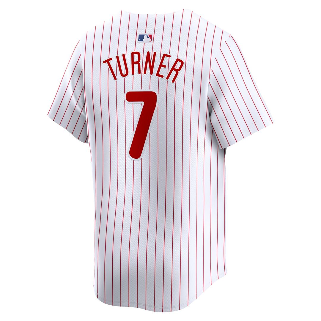 Philadelphia Phillies Trea Turner Nike Home Limited Jersey - White