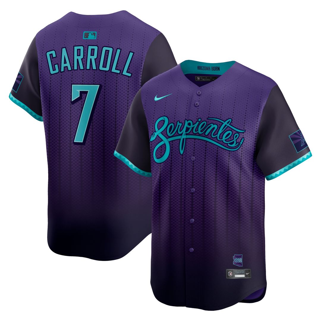 Arizona Diamondbacks Corbin Carroll Nike 2025 City Connect Limited Jersey - Purple