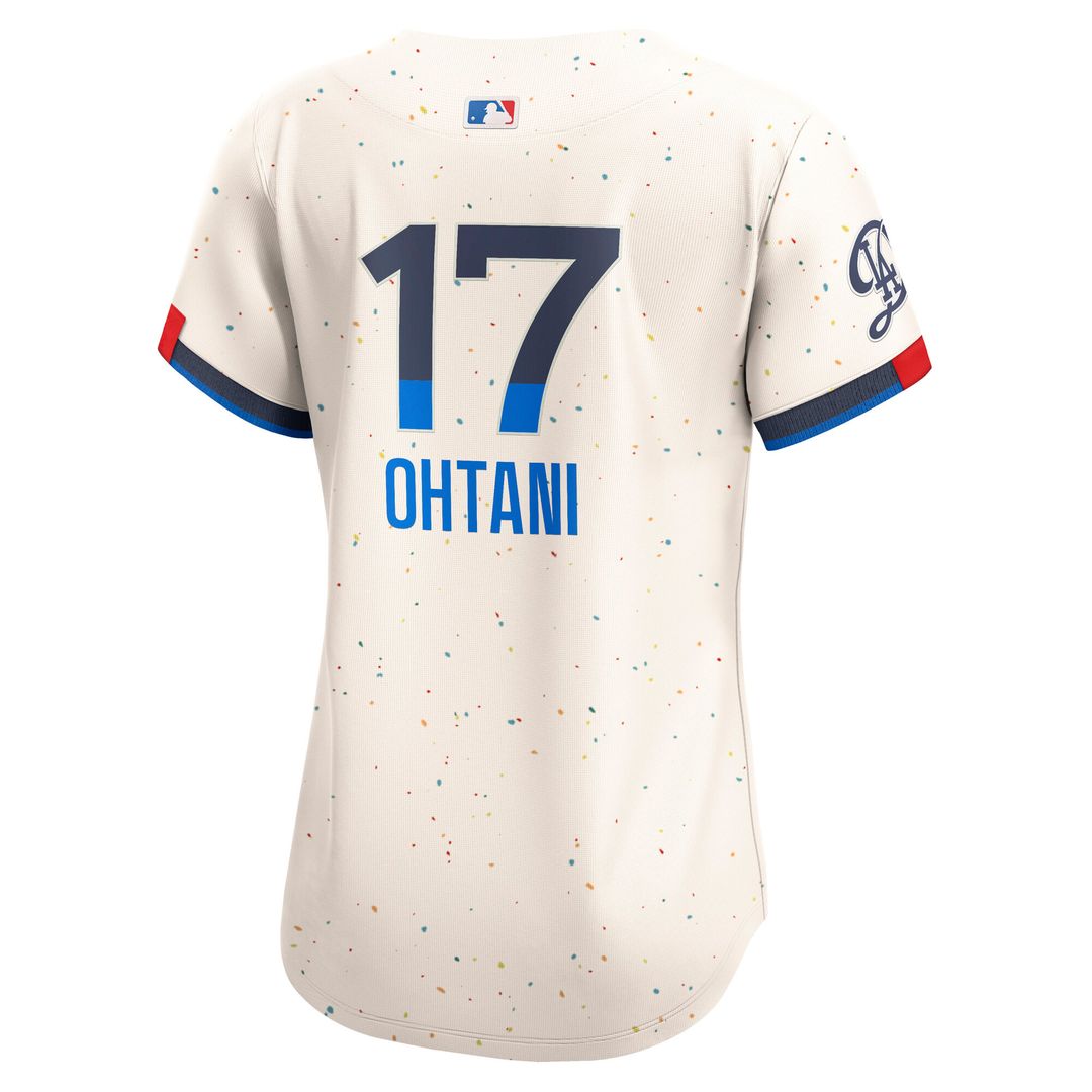 Los Angeles Dodgers Shohei Ohtani Nike Women's City Connect Limited Jersey - Cream