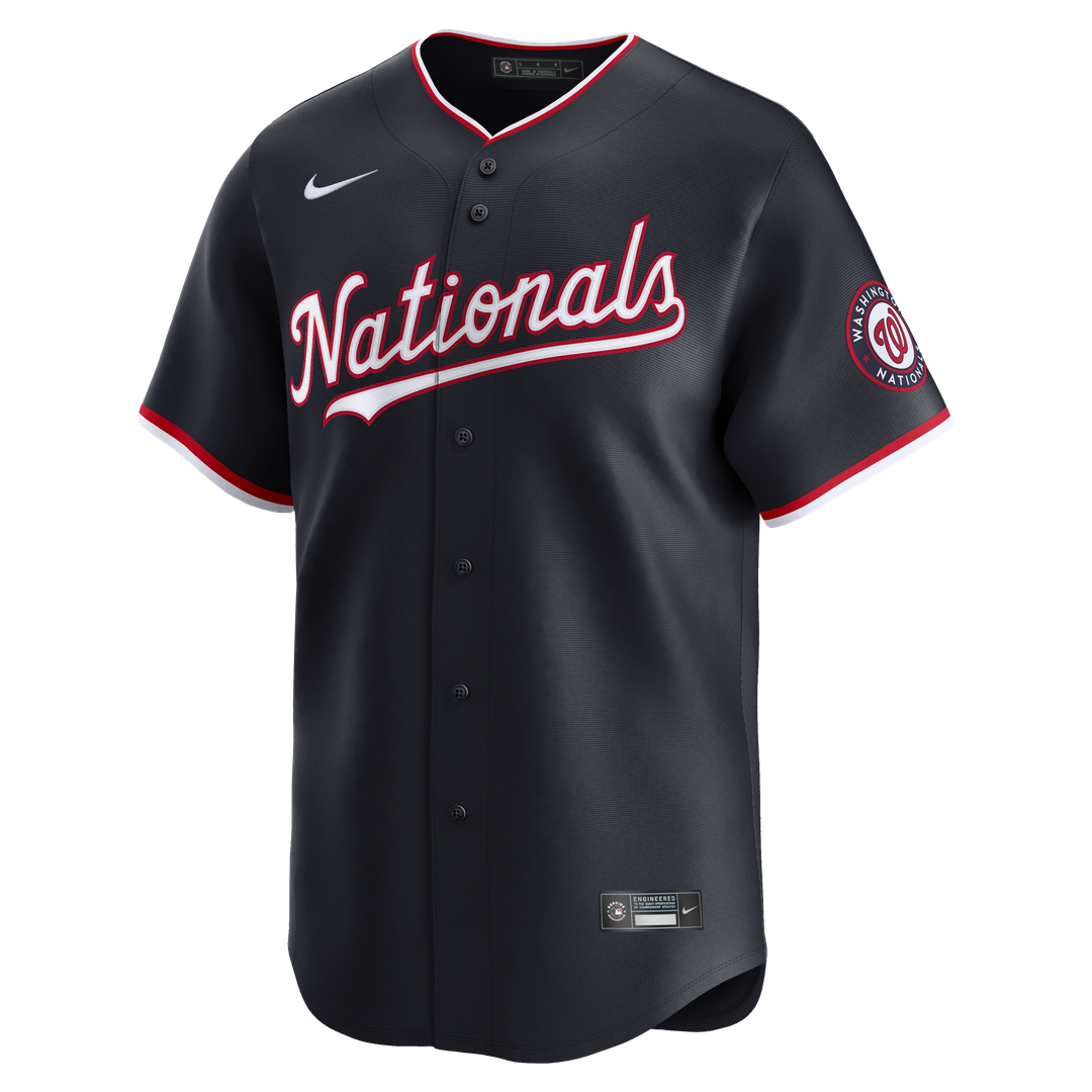 Washington Nationals James Wood Nike Alternate Limited Jersey - Navy