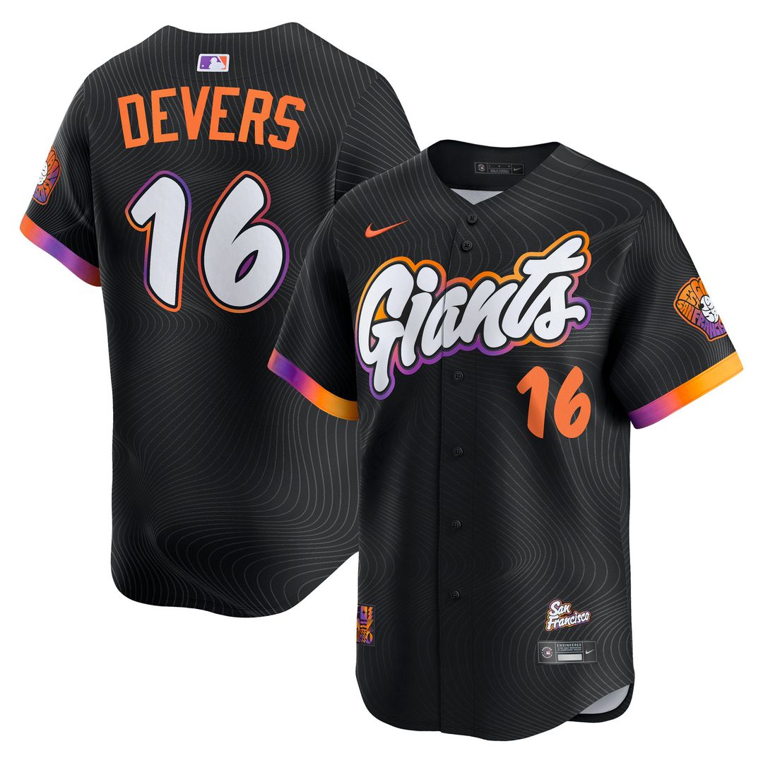 San Francisco Giants Rafael Devers Nike 2025 City Connect Limited Jersey - Black