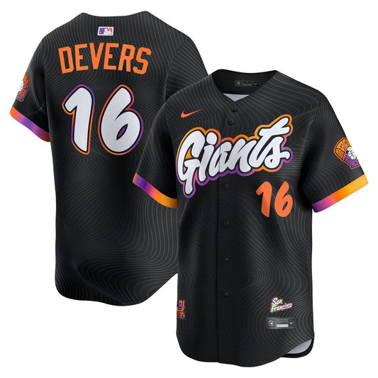 San Francisco Giants Rafael Devers Nike 2025 City Connect Limited Jersey - Black