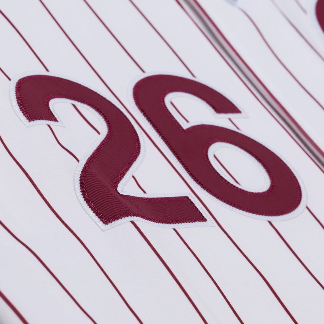 Philadelphia Phillies Chase Utley Mitchell & Ness 2003 Cooperstown Authentic Jersey - White