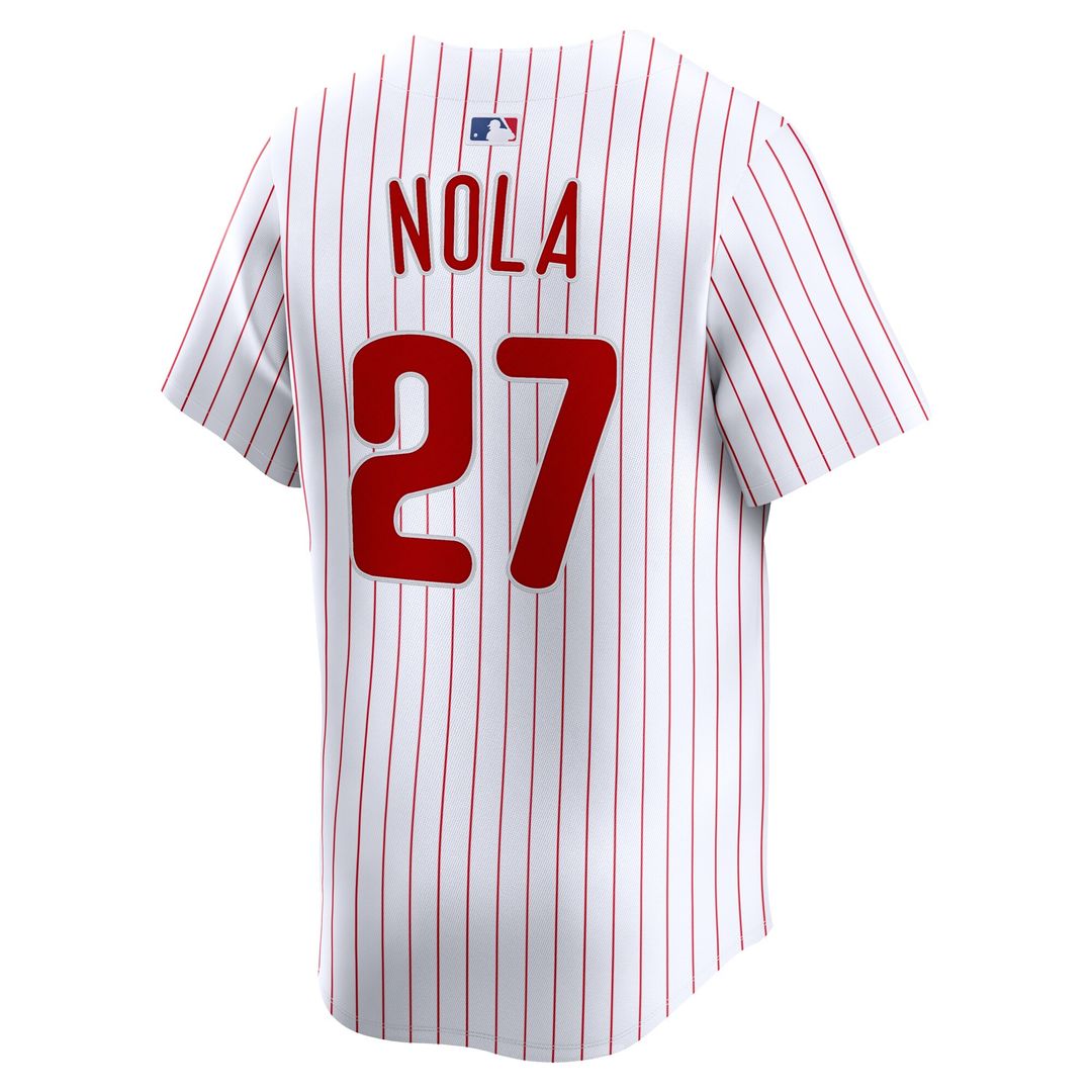 Philadelphia Phillies Aaron Nola Nike Home Limited Jersey - White