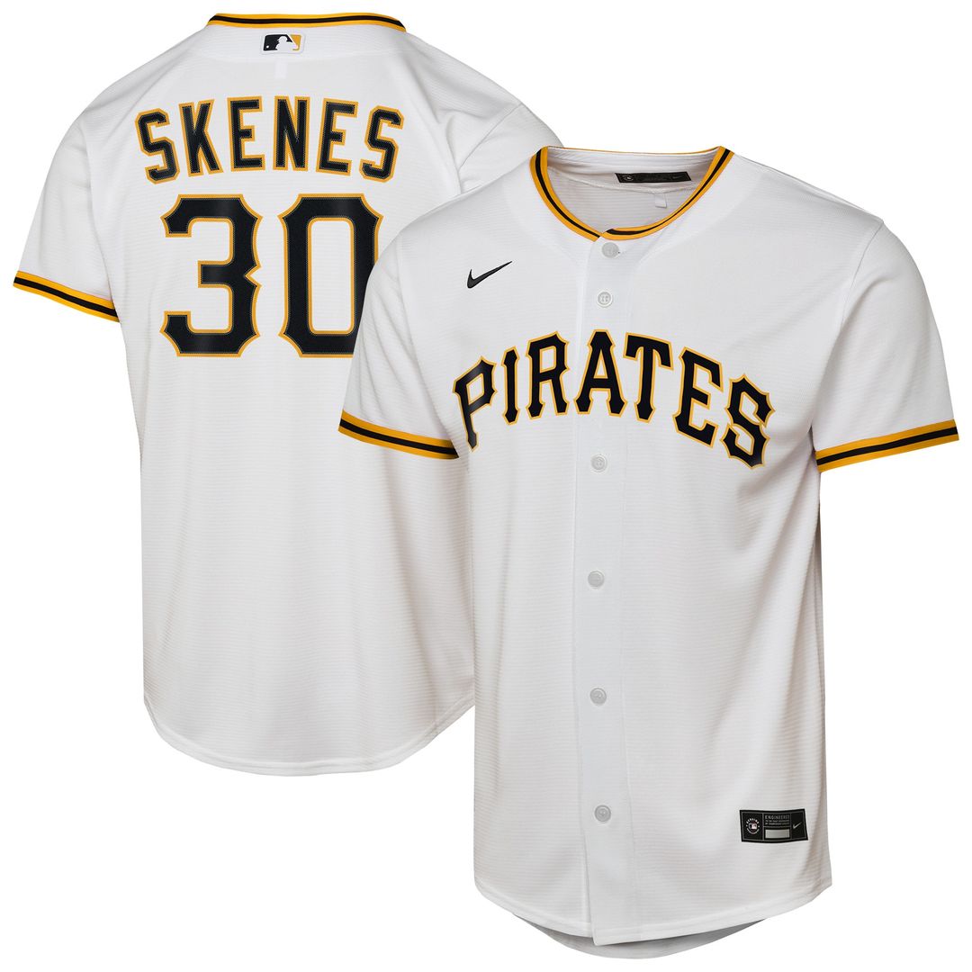 Pittsburgh Pirates Paul Skenes Nike Youth Home Replica Jersey - White