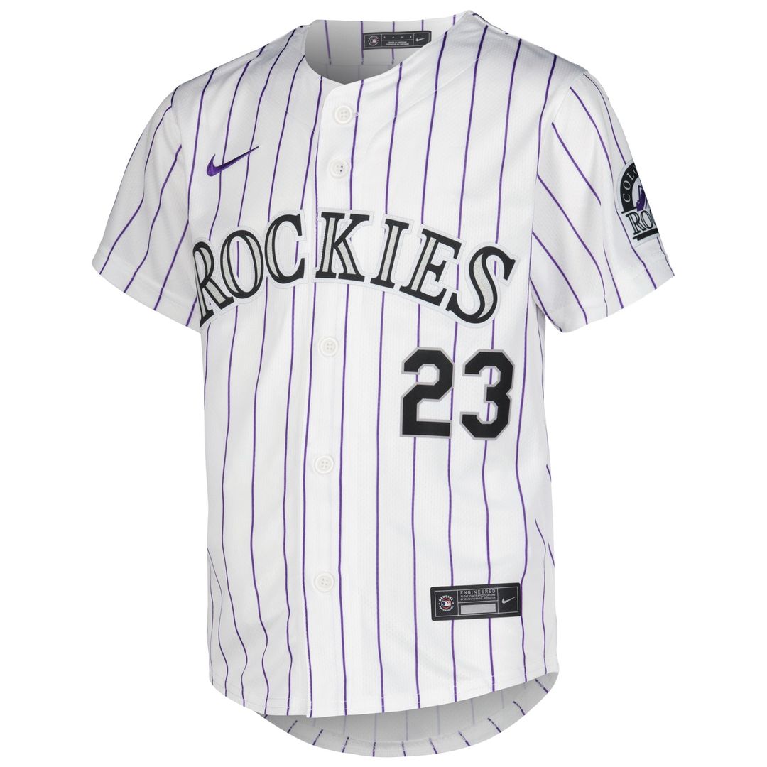 Colorado Rockies Kris Bryant Nike Youth Alternate Limited Jersey - Purple