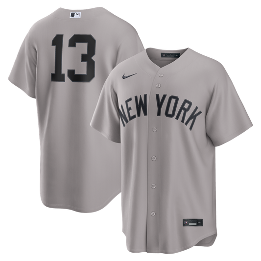 New York Yankees Jazz Chisholm Jr. Nike Road Replica Jersey - Gray