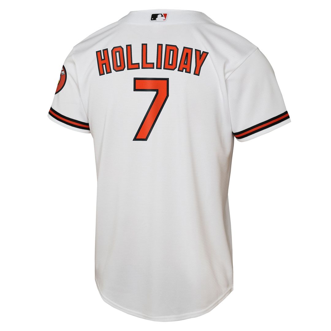 Baltimore Orioles Jackson Holliday Nike Youth Alternate 2 Stadium Jersey - Orange