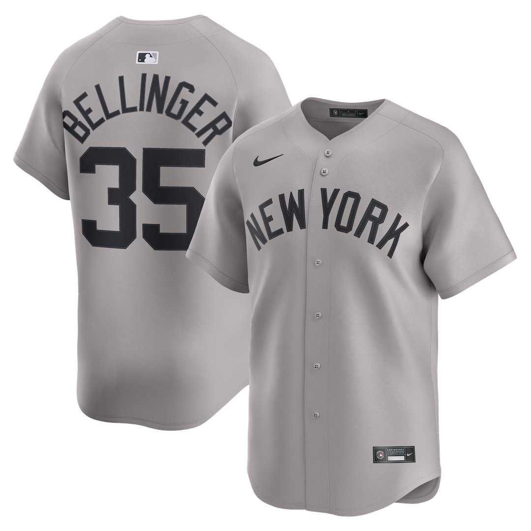 New York Yankees Cody Bellinger Nike Road Limited Jersey - Gray