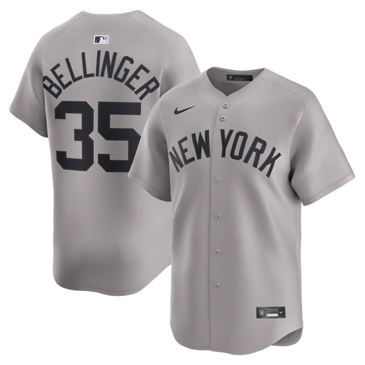New York Yankees Cody Bellinger Nike Road Limited Jersey - Gray