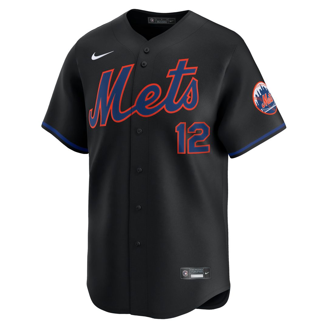New York Mets Francisco Lindor Nike Home Limited Jersey - White