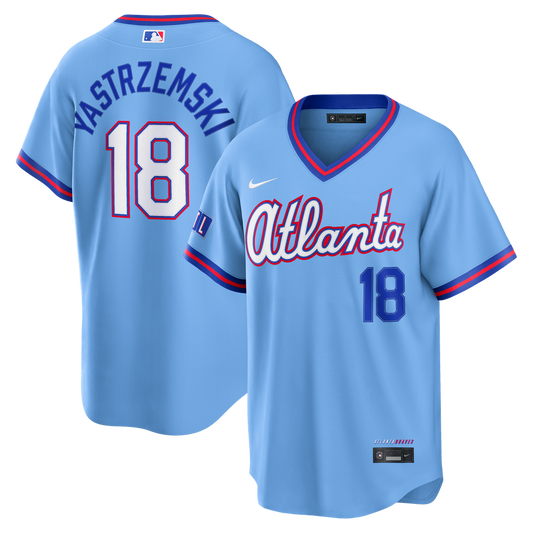 Atlanta Braves Mike Yastrzemski Nike 2026 City Connect Stadium Jersey - Powder Blue