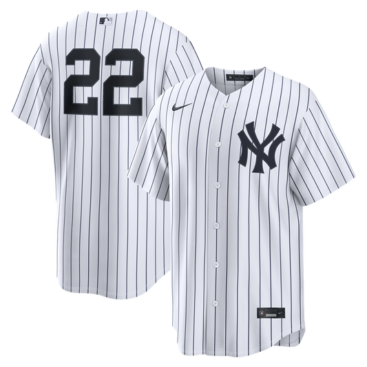 New York Yankees Ben Rice Nike Home Replica Jersey - White