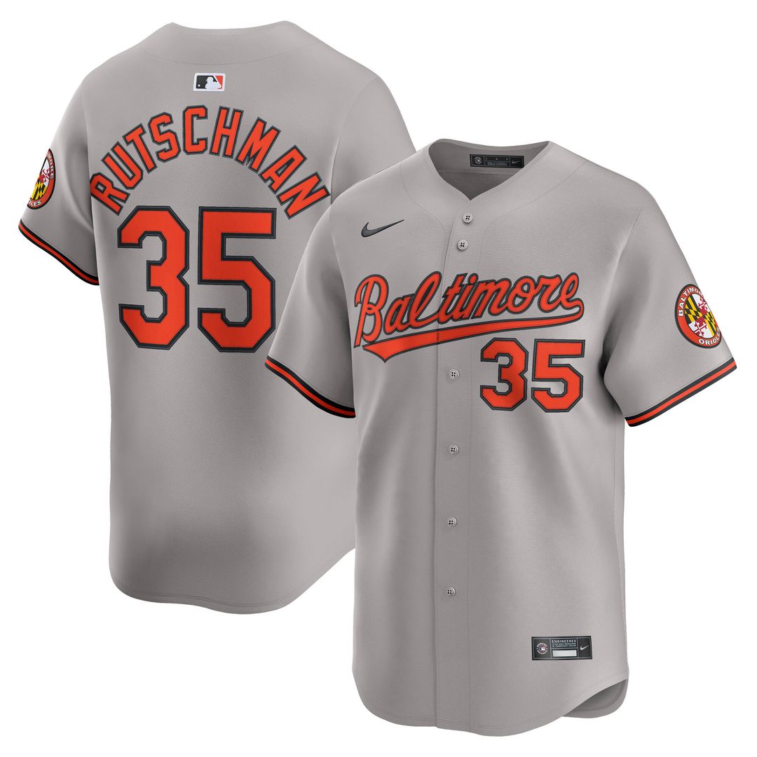 Baltimore Orioles Adley Rutschman Nike 2nd Alternate Limited Jersey - Orange