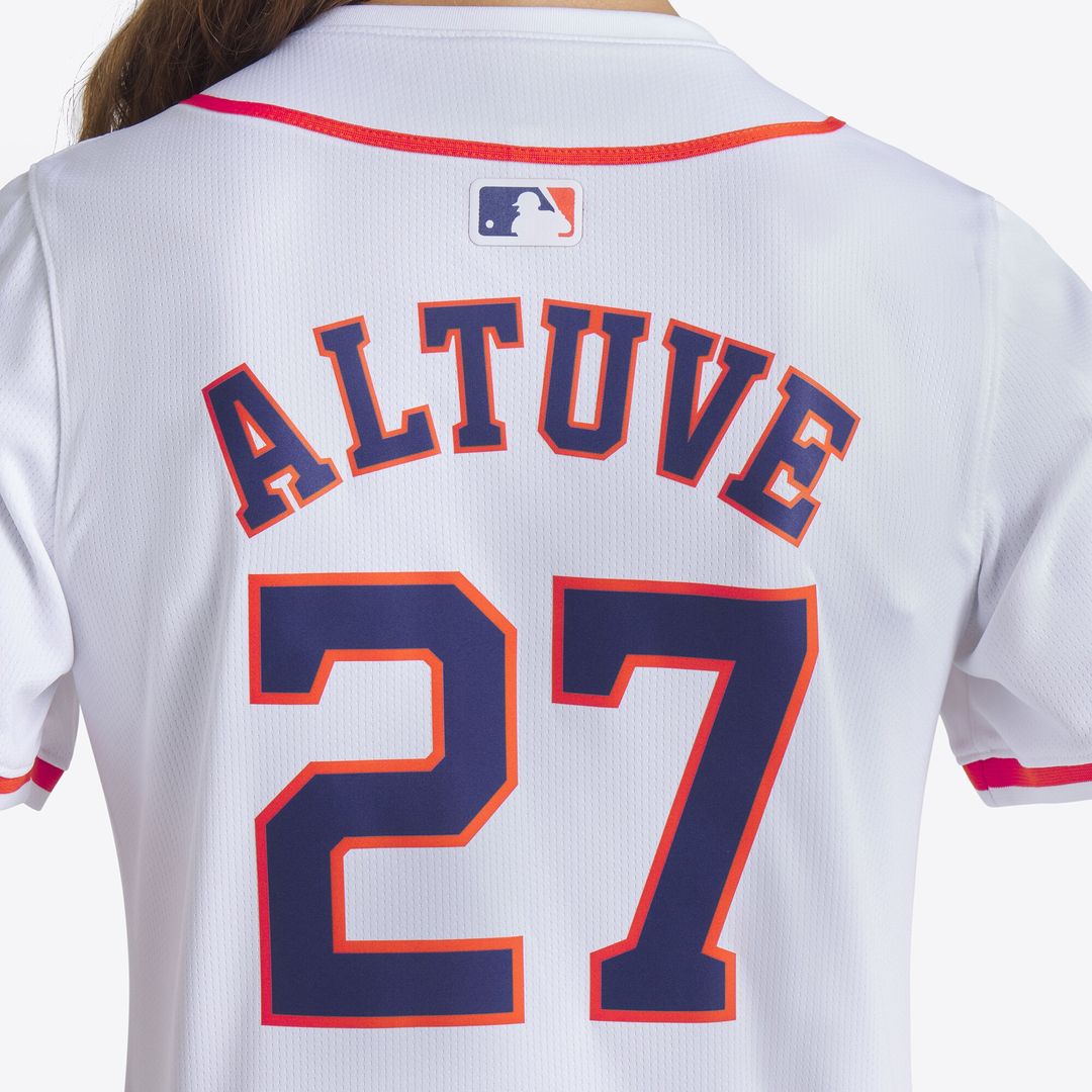 Houston Astros Jose Altuve Nike Women's Home Limited Jersey - White