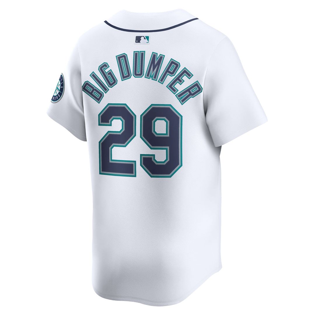 Seattle Mariners Cal Raleigh Nike Home Limited Jersey - White