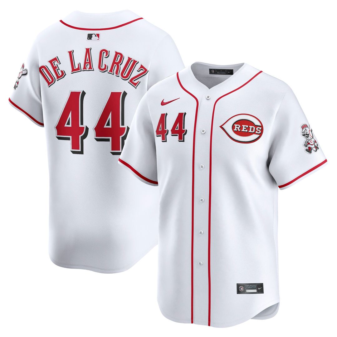 Cincinnati Reds Elly De La Cruz Nike Road Limited Jersey - Gray