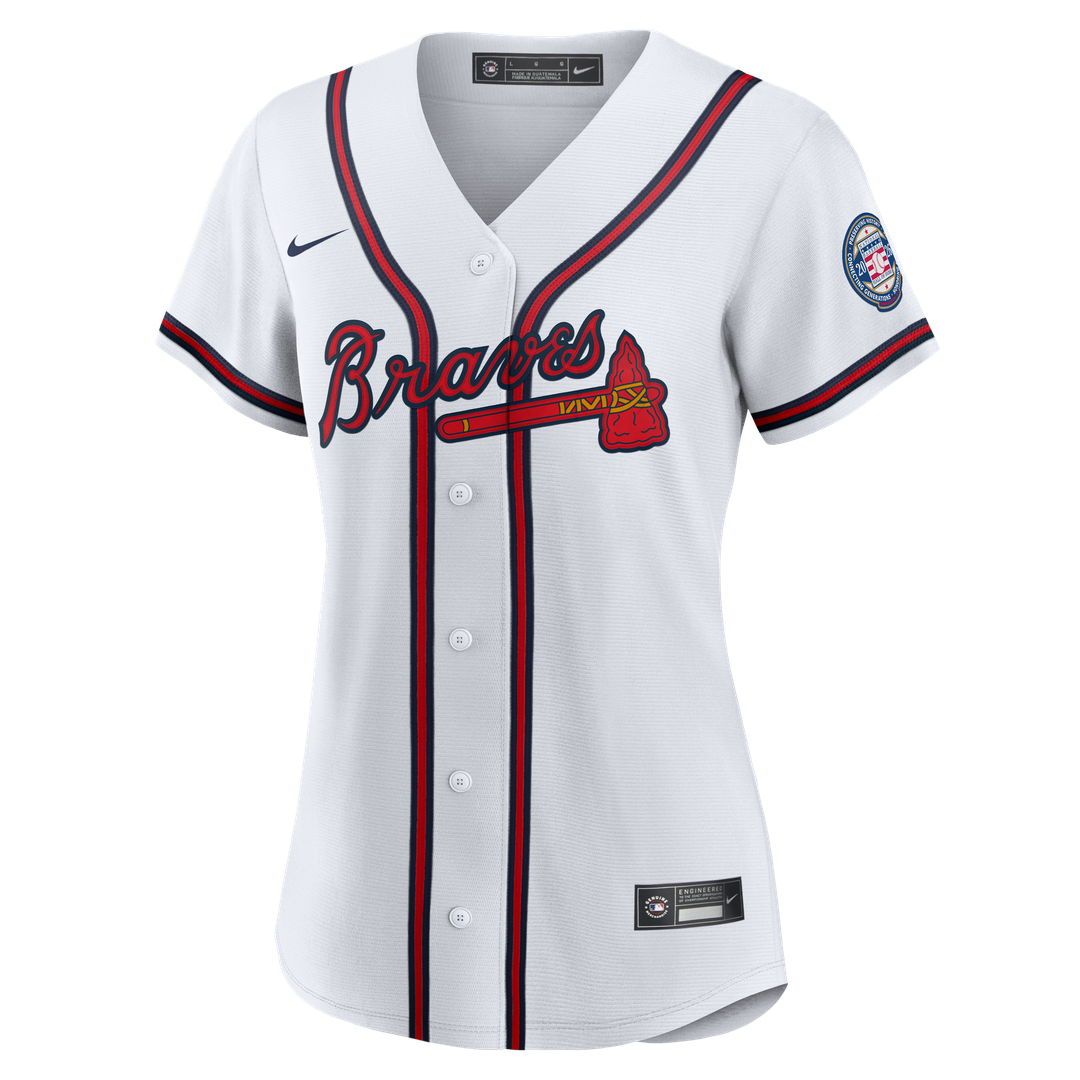 Atlanta Braves Andruw Jones Nike Women's 2026 Baseball Hall of Fame Retired Replica Jersey - White