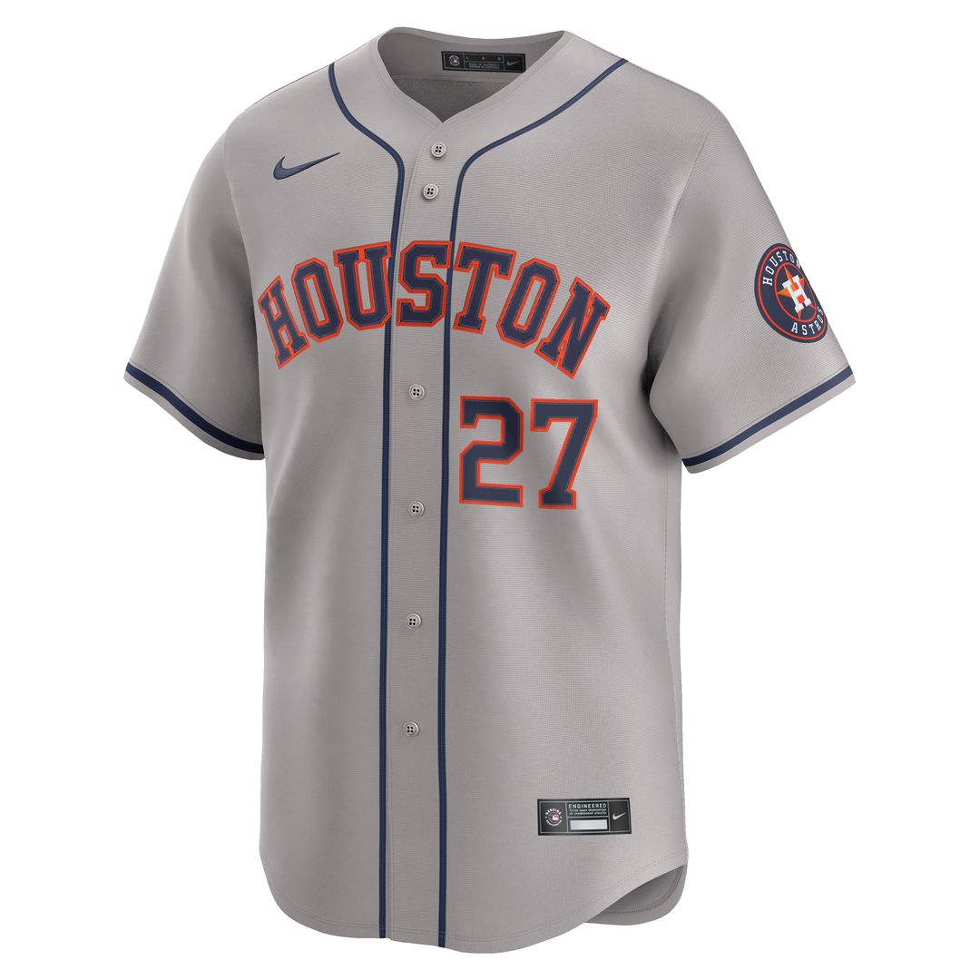 Houston Astros Jose Altuve Nike Home Limited Jersey - White