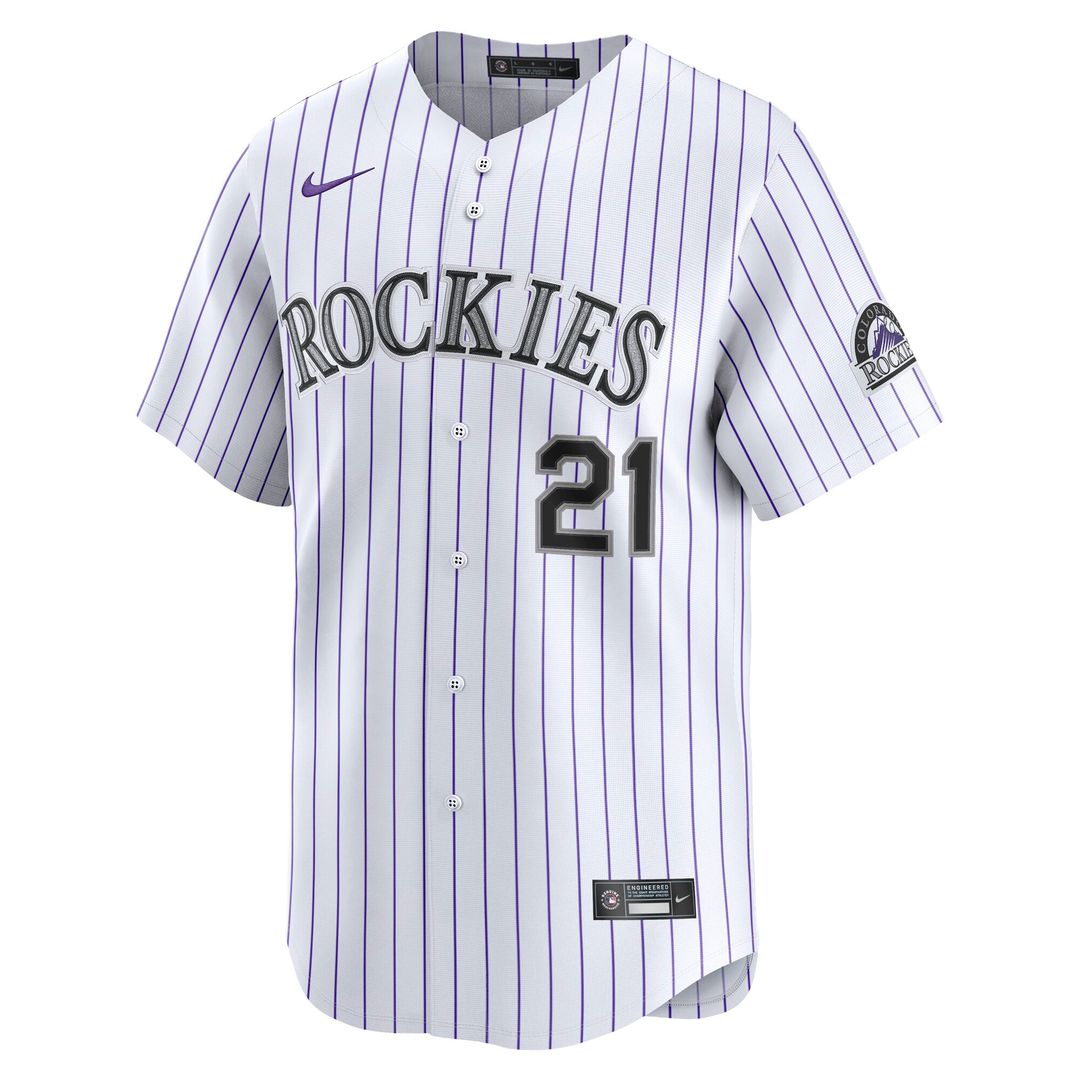 Colorado Rockies Kyle Freeland Nike Home Limited Jersey - White