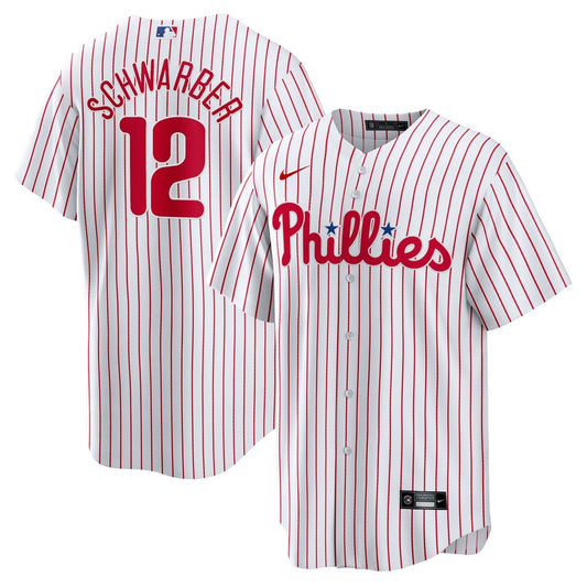 Philadelphia Phillies Kyle Schwarber Nike Replica Jersey - White